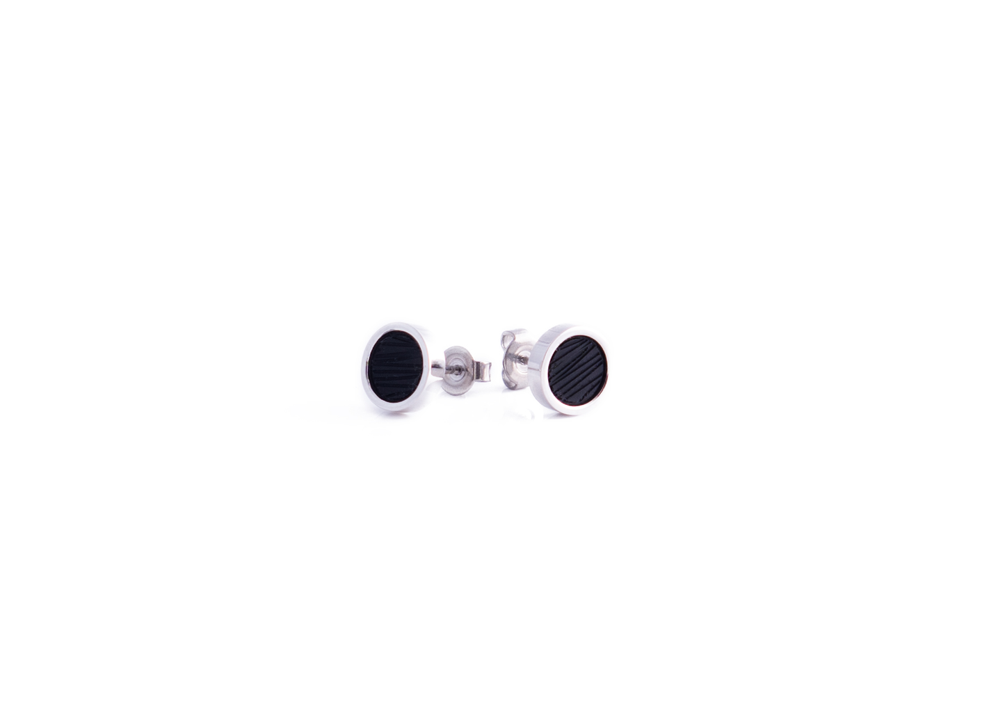 Brushed Stud Earrings