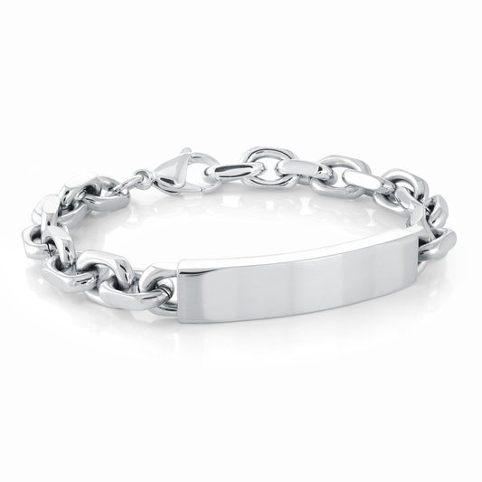 8mm Oval Id Bracelet