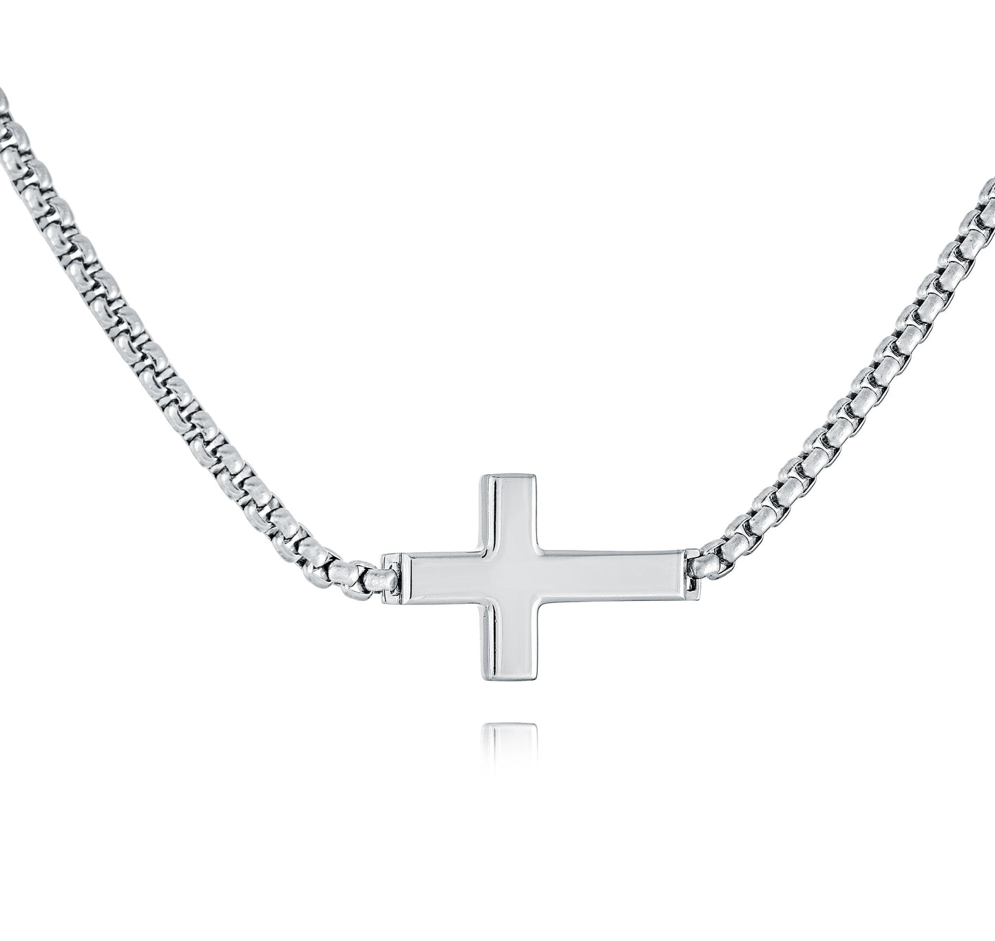 Sideway Cross Necklace