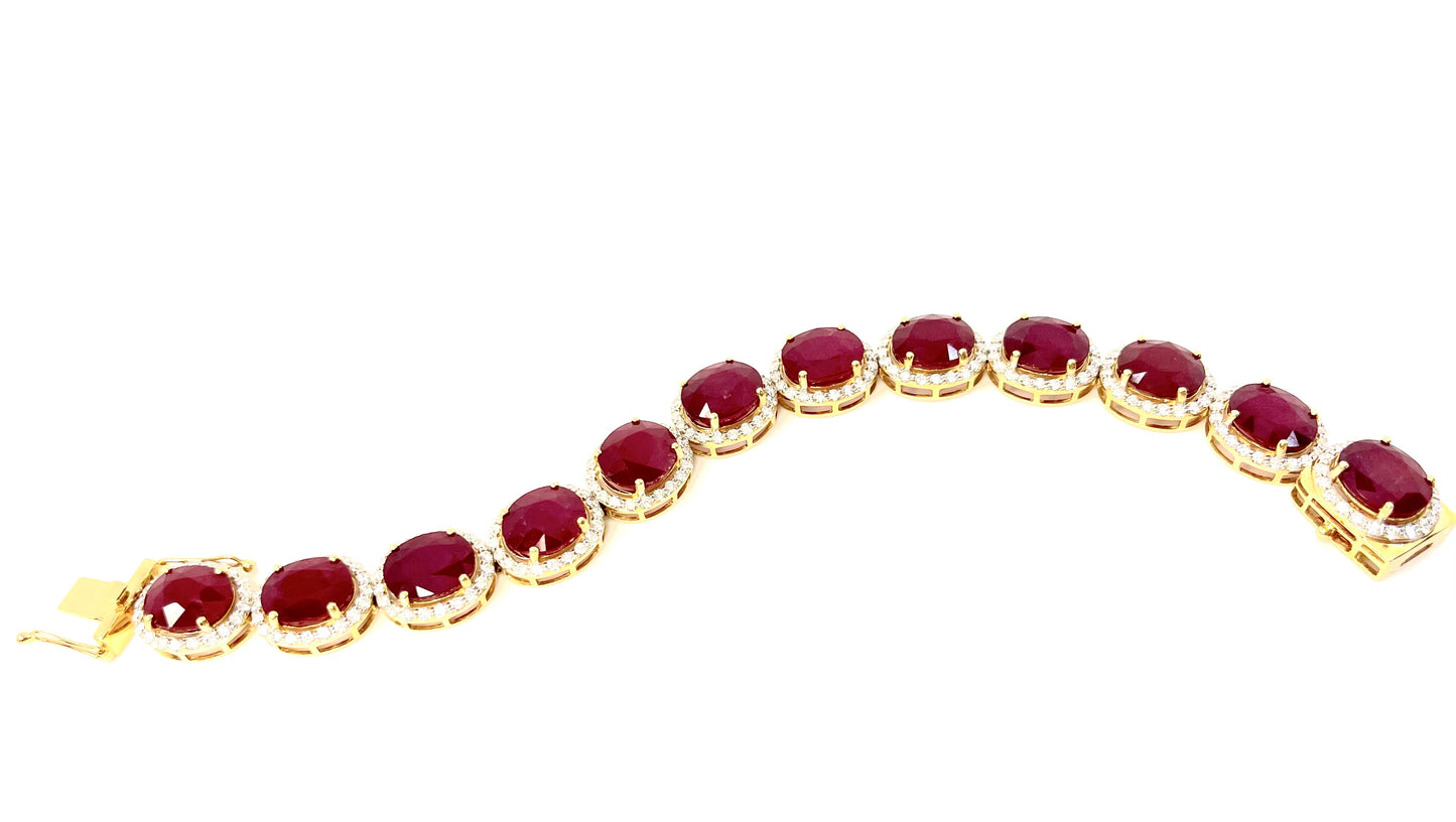 Ruby bracelet