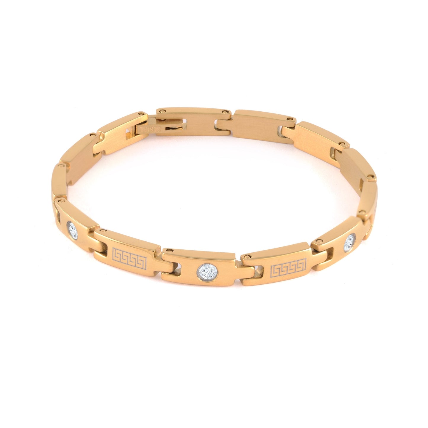 Gold Ion-Plated Stainless Steel Bracelet